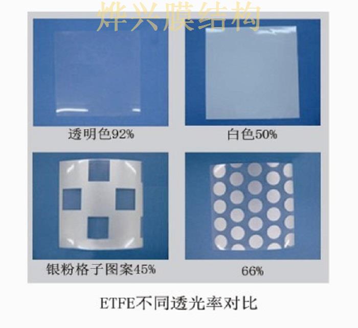 etfe膜結(jié)構(gòu)樣品